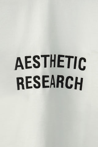 Aesthetic Research Sweatshirt Black on White