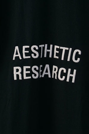 Aesthetic Research Sweatshirt Black on White